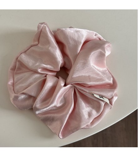 HA271 - Cream-Colored Glossy Hair Tie